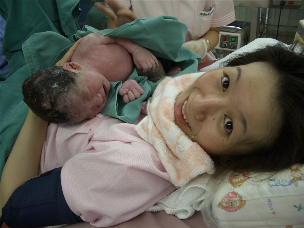 出産時の写真 1
